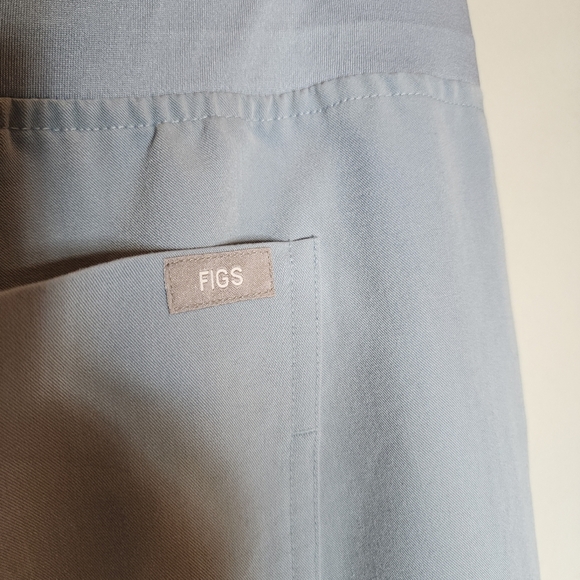 Figs Dusty Blue Zamora Jogger Scrub Pants Womens Size XL PO# 3127 - Picture 11 of 16